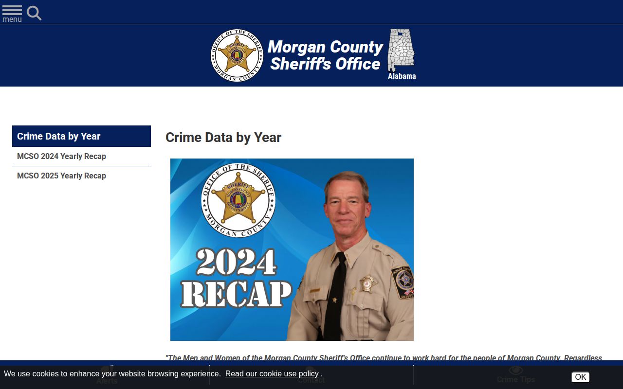 Morgan County released inmates 2024 jail release volume source